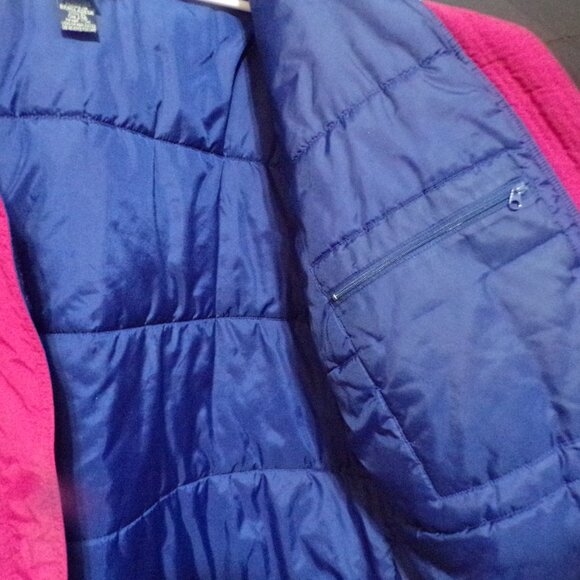 L.L. Bean Nylon Navy & Red Jacket Coat Regular XL - Picture 6 of 6
